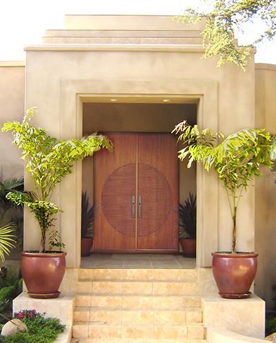 carved doors