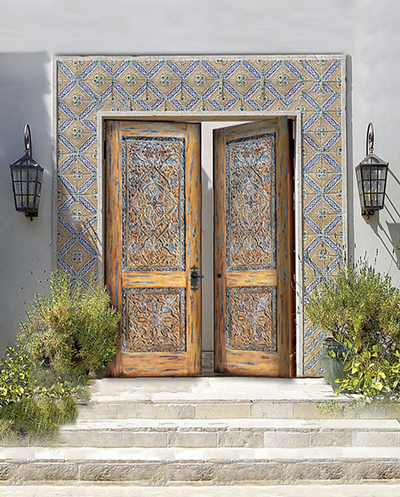 carved doors